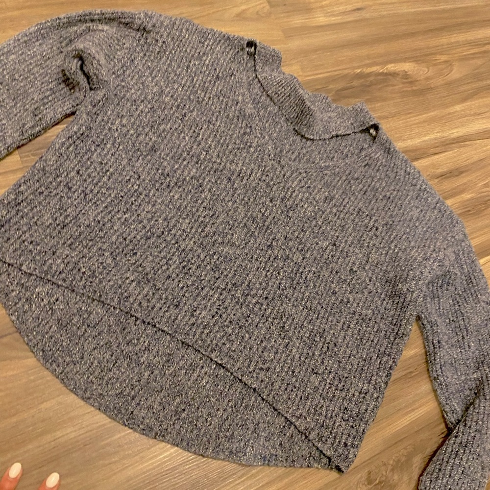 Blue Grey Sweater